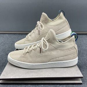 Puma X Big Sean Mid Classic Suede Men Low Boot Sz 10.5 WhisperWhite 366300-01